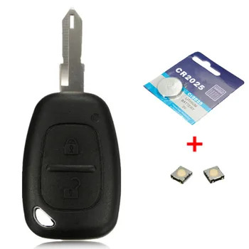 

2 Button Remote Key Fob Case Key Shell For Renault Trafic Vivaro Master Kangoo with Blade for Cars