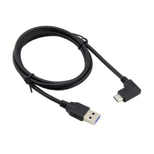 

USB 3.0 Type A Male to USB 3.1 Type C Male Right Angle USB Data Sync & Charge Cable Connector for Tablet Computer