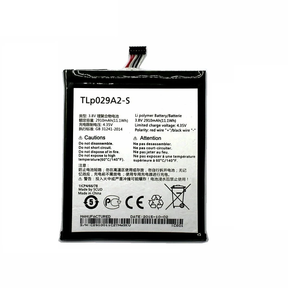 Новый TLp029A2-S аккумулятор TLp029A2 S TLp029A2S 2900mAh для Alcatel One Touch OT-6045F OT-6045K TCL i806 AM-H200