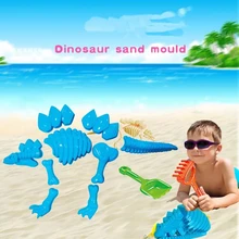 Funny Dinosaur Skeleton Bone Sand Mold sets For kids Baby Summer Beach Toys