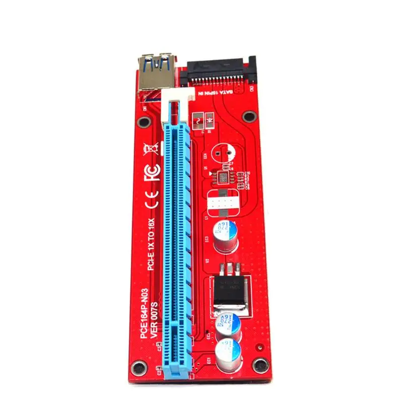 ALLOYSEED 60 см USB 3 0 PCI E 1x to16x материнская плата расширитель переходника адаптер SATA 15Pin