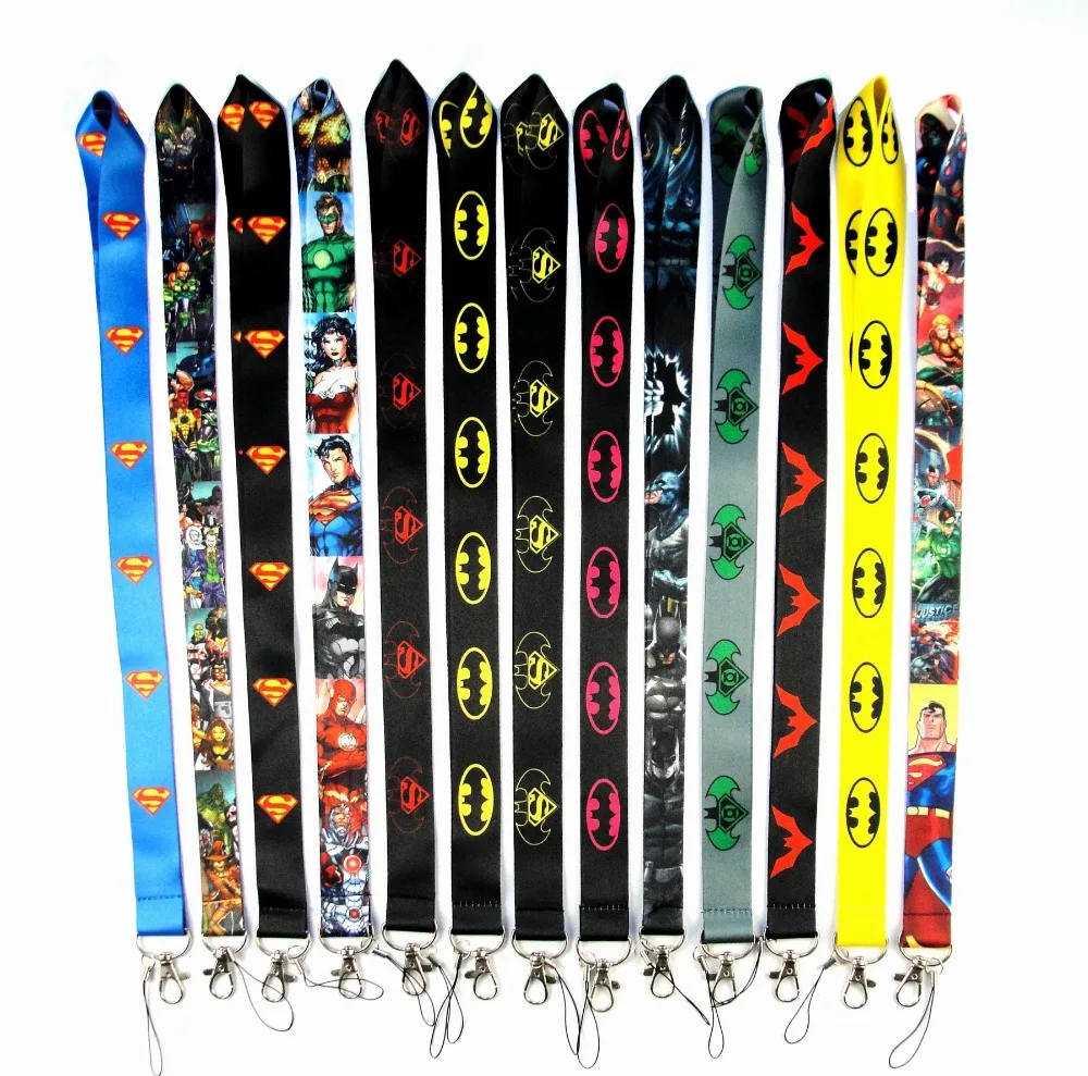 DC Comic batman superman Keychain lanyard office neck