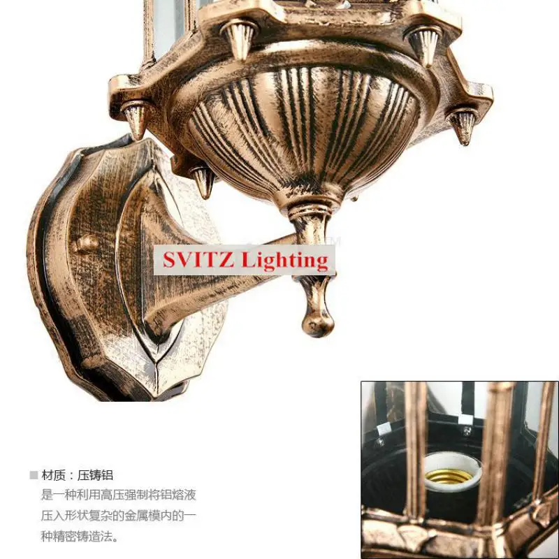 1 шт. алюминиевый светодиодный настенный светильник для ванной комнаты
