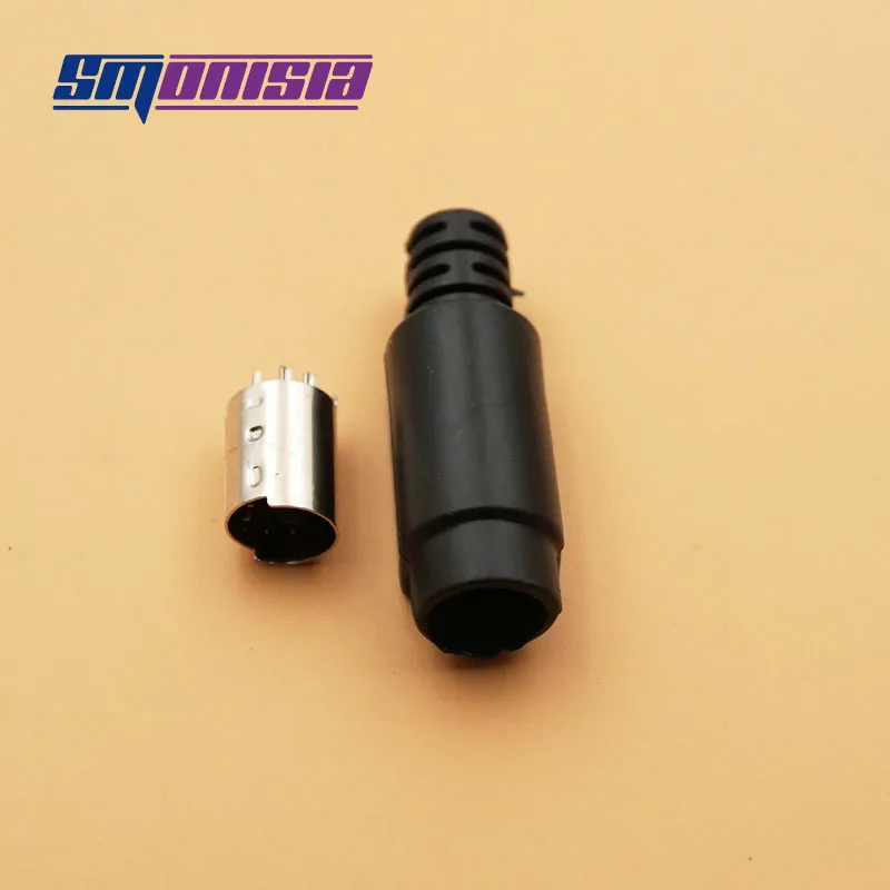 10 шт. Круглый 6 контактный разъем для клавиатуры/мыши PS2|plug connector|keyboard mouse connectorkeyboard