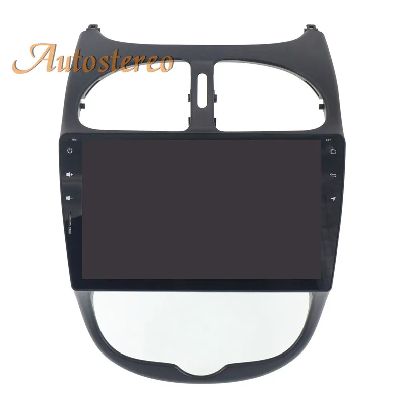 Sale DSP Android9 PX5/PX6 Car Multimedia player For Peugeot 206 2000-2016 Car stereo auto headunit GPS navigation radio tape recorder 8