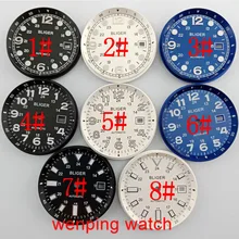 Bliger Новое прибытие 33 мм окошко даты маркировки fit 2824 2836 Miyota 8215 8205 821A мужские часы