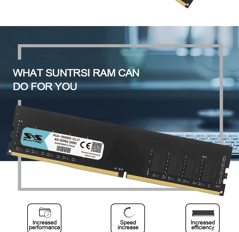 Suntrsi DDR4 4 ГБ памяти Оперативная память 2133 мГц 2400 мГц Desktop Memoria 1,2 В 288pin память DDR 100% новый