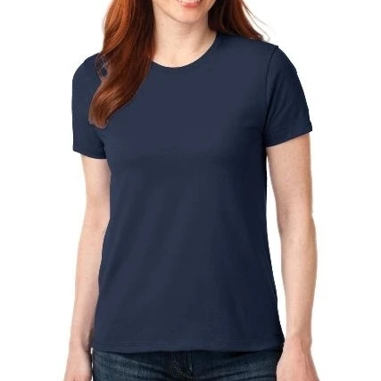 Port & Co LPC55 Ladies Core Blend Tee Navy - Large (1)