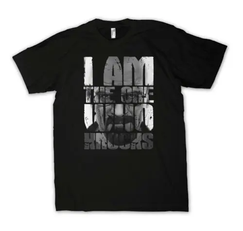 

Breaking Bad I Am The One Who Knock T Shirt men casual tee USA size S-3XL