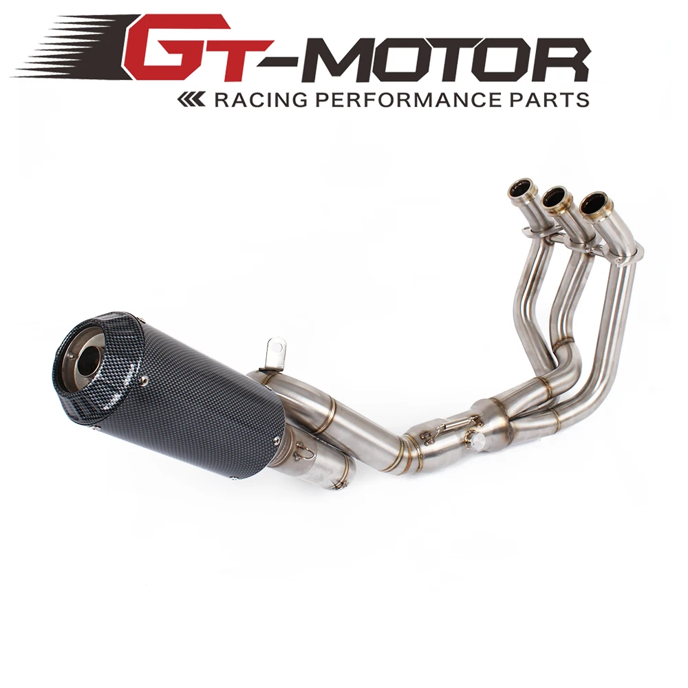 GT Motor - Motorcycle Modified Full System pipe FOR YAMAHA FZ-09 MT-09 FZ 09 MT 09 2014-2017 with Muffler (not for tracer) GT Motor - Motorcycle Modified Full System pipe FOR YAMAHA FZ-09 MT-09 FZ 09 MT 09 2014-2017 with Muffler (not for tracer)