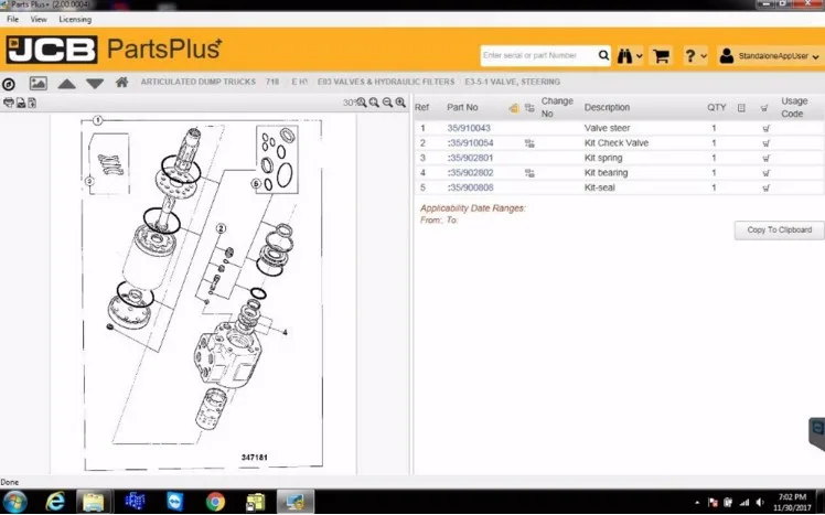 Диагностический комплект JCB (DLA) электронного сервисного инструмента JCB|kit kits|kit