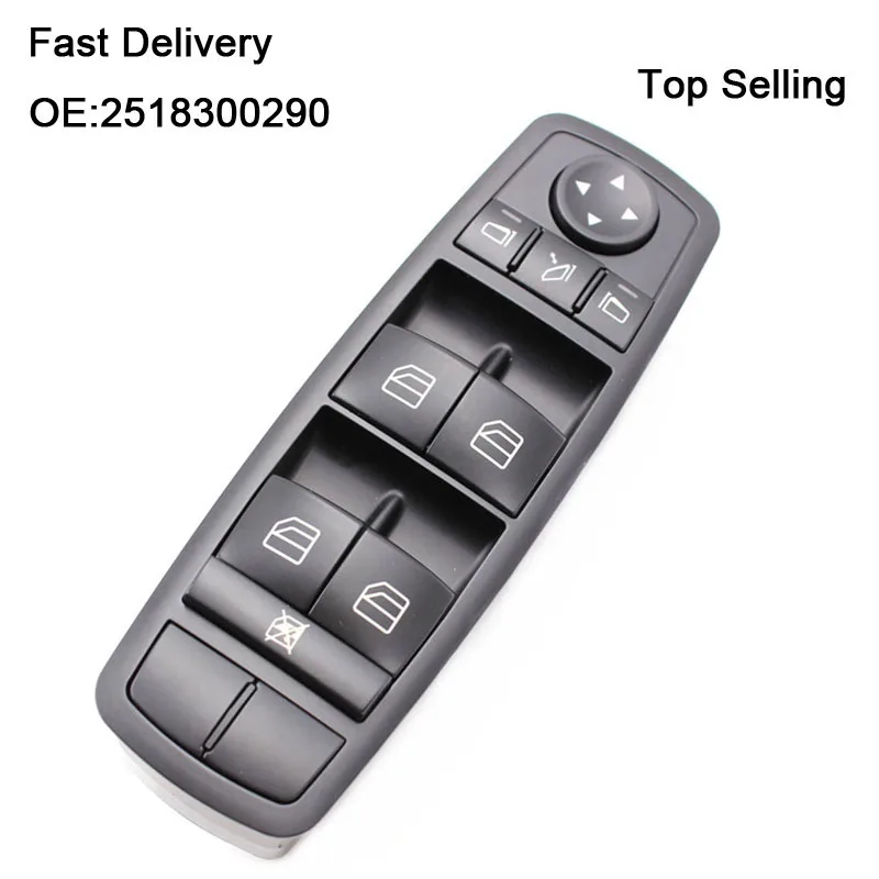 

Master Power Window Switch For Mercedes-Benz ML 2006 2007 2008 2009 2010 2011 A 251 830 02 90 2518300290 A2518300290