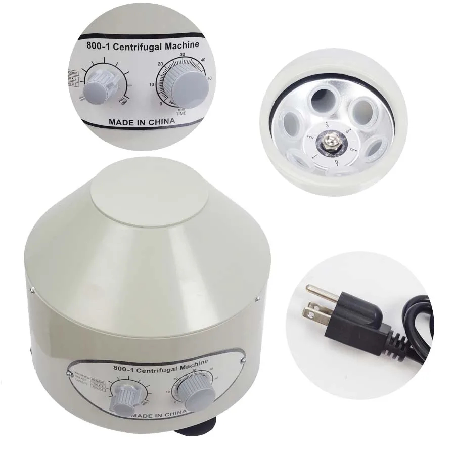 800 1 Low Speed Desktop Medical Lab Centrifuge machine Laboratory
