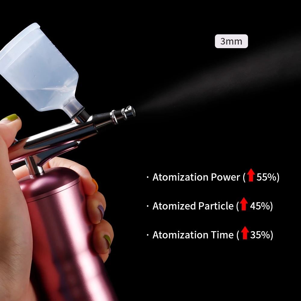 Мини-Аэрограф Двойного действия, комплект компрессора, портативная воздушная кисть, краскопульт для тату, торта, гидратация, красота, Машинка для ухода за кожей