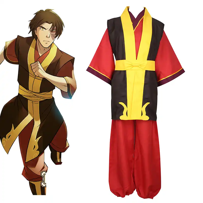 Avatar The Last Airbender prince Zuko Cosplay Costume