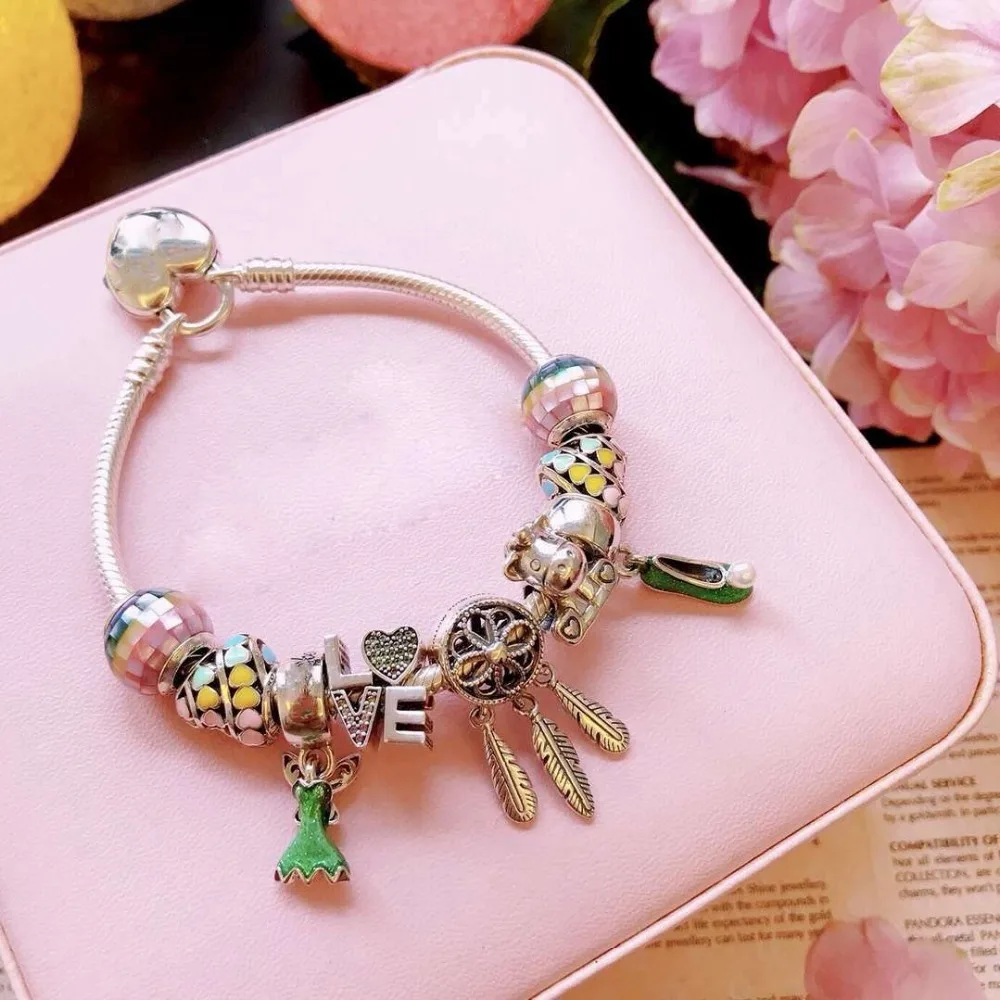 

Kristie Original Copy 100% 925 Elevated Quality Esterline Silver 1: 1 Love Beads Carta Get Free Free Grid Shoes
