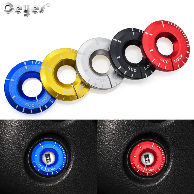 

Ceyes Car Engine Start Key Switch Ring Styling Case For Volkswagen Polo Golf 6 VW Passat B6 For Audi A4 A6 Auto Decoration Cover