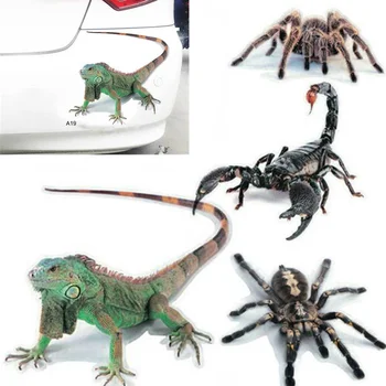 

Car-styling 3D Car Sticker Decal Animals Spider Gecko Scorpions for SsangYong Actyon Turismo Rodius Rexton Korando Kyron Musso