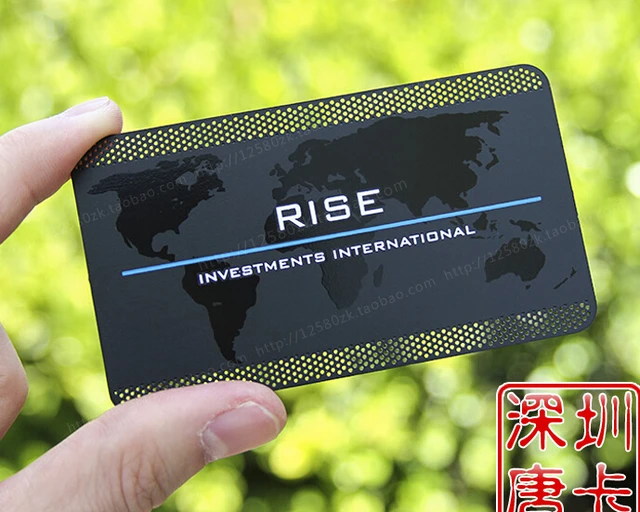 Custom Valisere Metallic Black Business Cards Printing Deluxe Metal Custom Valisere Metallic Black Business Cards Printing Deluxe Metal Card Visit Double