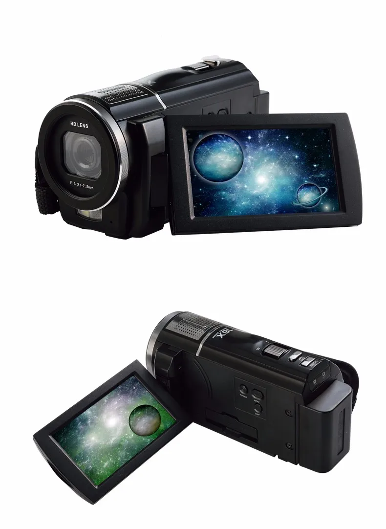 Winait HD24 МП цифровая видеокамера с 3.0 ''сенсорный дисплей/Full HD 1080 P Цифровая видеокамера с 16X цифровой зум камеры