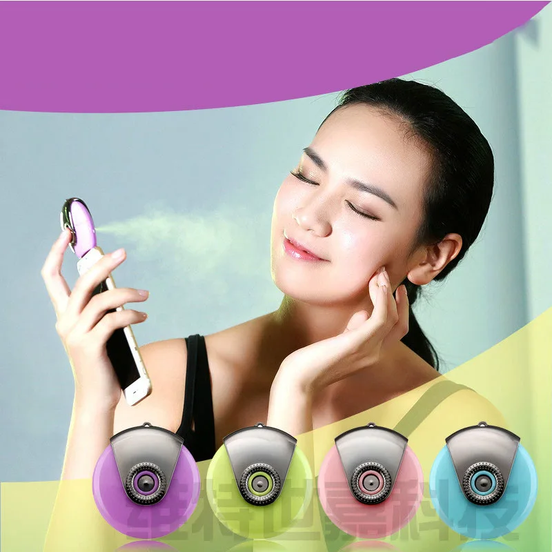 

Wilo Star mobile phone water meter Mobile mini humidifier usb humidifier Handheld spray nano steam face meter