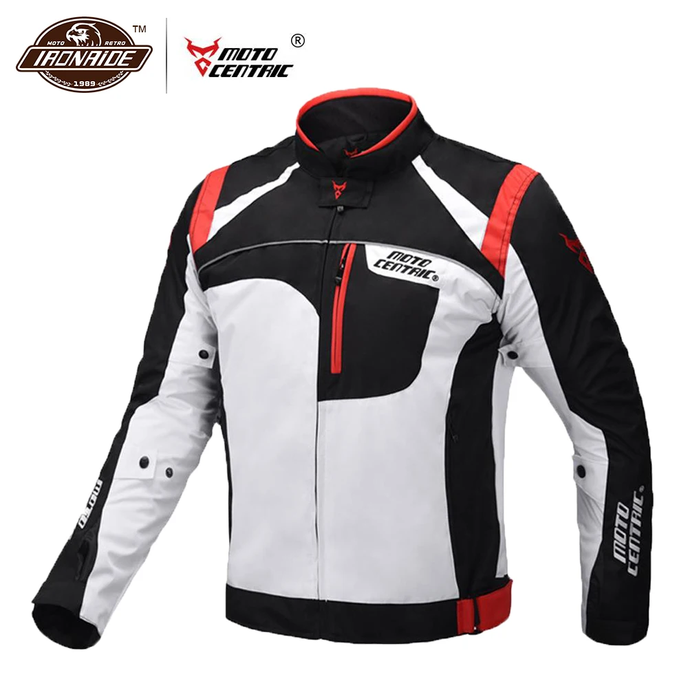 

MOTOCENTRIC Motorcycle Jacket Moto Jacket Waterproof Riding Racing Motorbike Jacket Protection With Remove Linner for Men