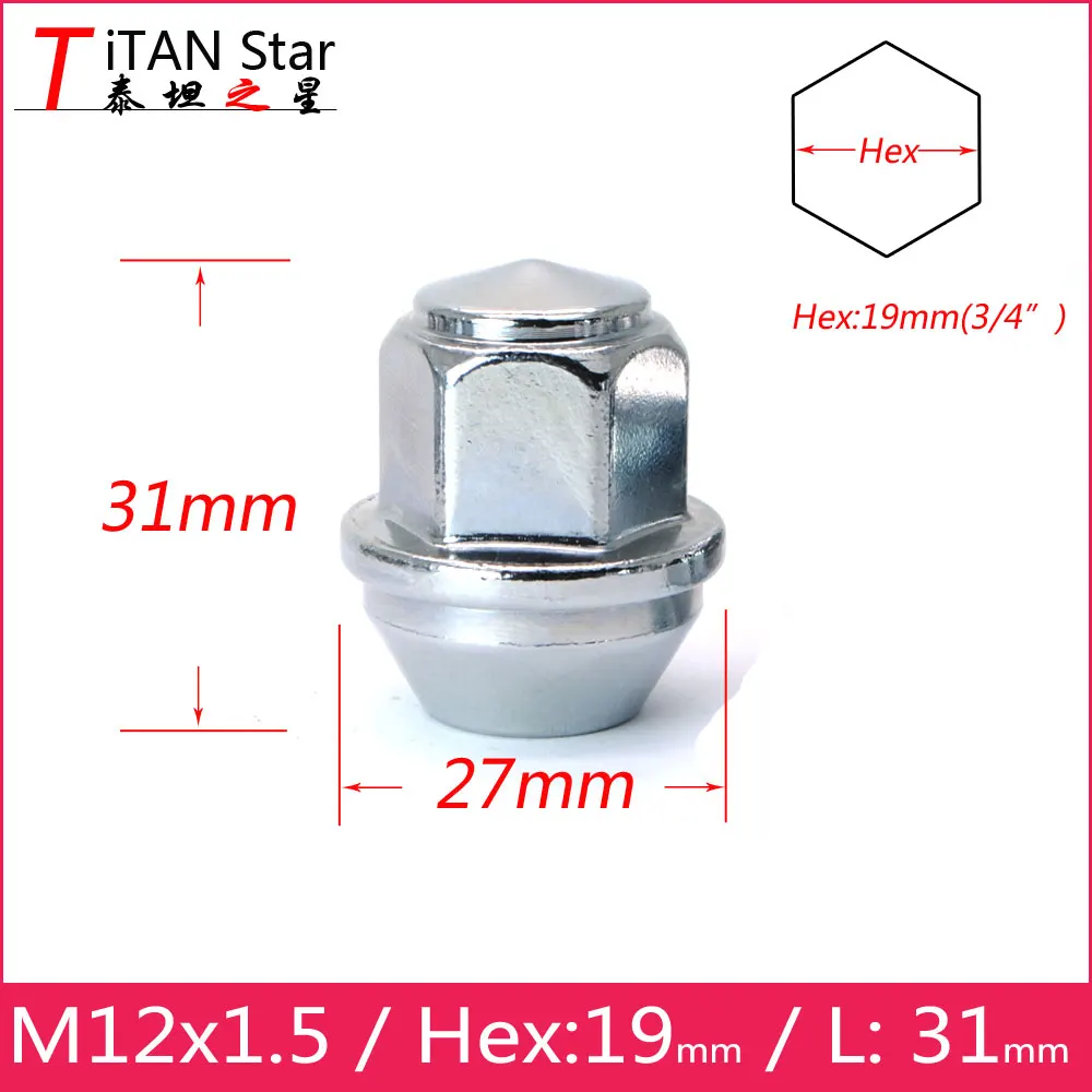 20 шт. Hex19mm M12 x 1 5 цветные гайки для колес открывания колеса FIESTA ford FOCUS Turnier KA MONDEO C MAX