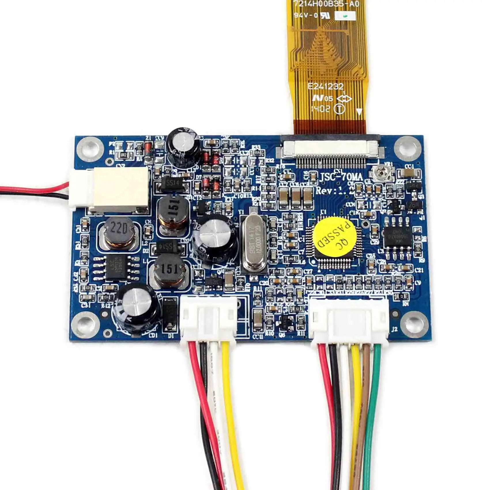 7 дюймовая плата контроллера ввода HSD070I651 480x234 CVBS дюймовый ЖК экран|Запасные части|