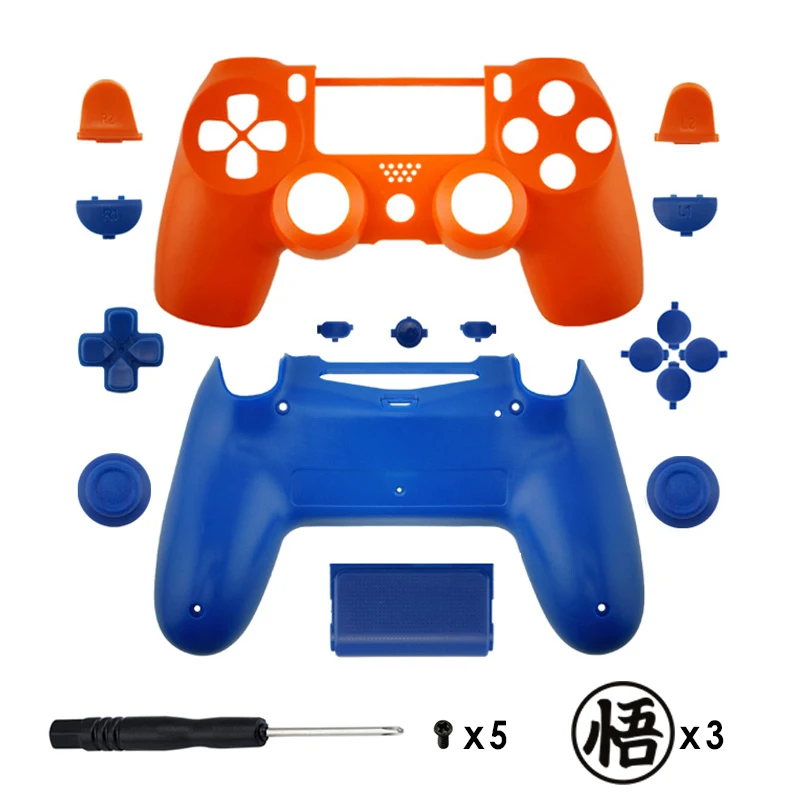Сменный комплект с полным корпусом и кнопками для jds 040 DualShock 4 PlayStation PS4 Pro тонкий