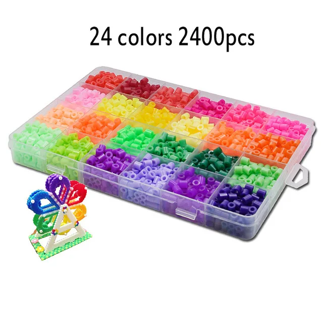 72 colors 39000pcs Perler Toy Kit 5mm/2.6mm Hama beads 3D Puzzle DIY Toy Kids Creative Handmade Craft Toy Gift 10