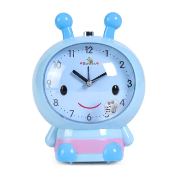 

Creative Cute Cartoon Bee Silent Can Talking Alarm Clock High Quality Sweeping Movement Snooze Function With Night Lights Clock