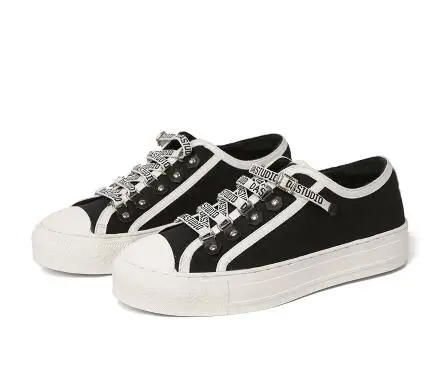 

Spring and Autumn 2019 Women's Shoes Flat Shoes Canvas Shoes Female Brand Women's Leisure Women's Shoes
