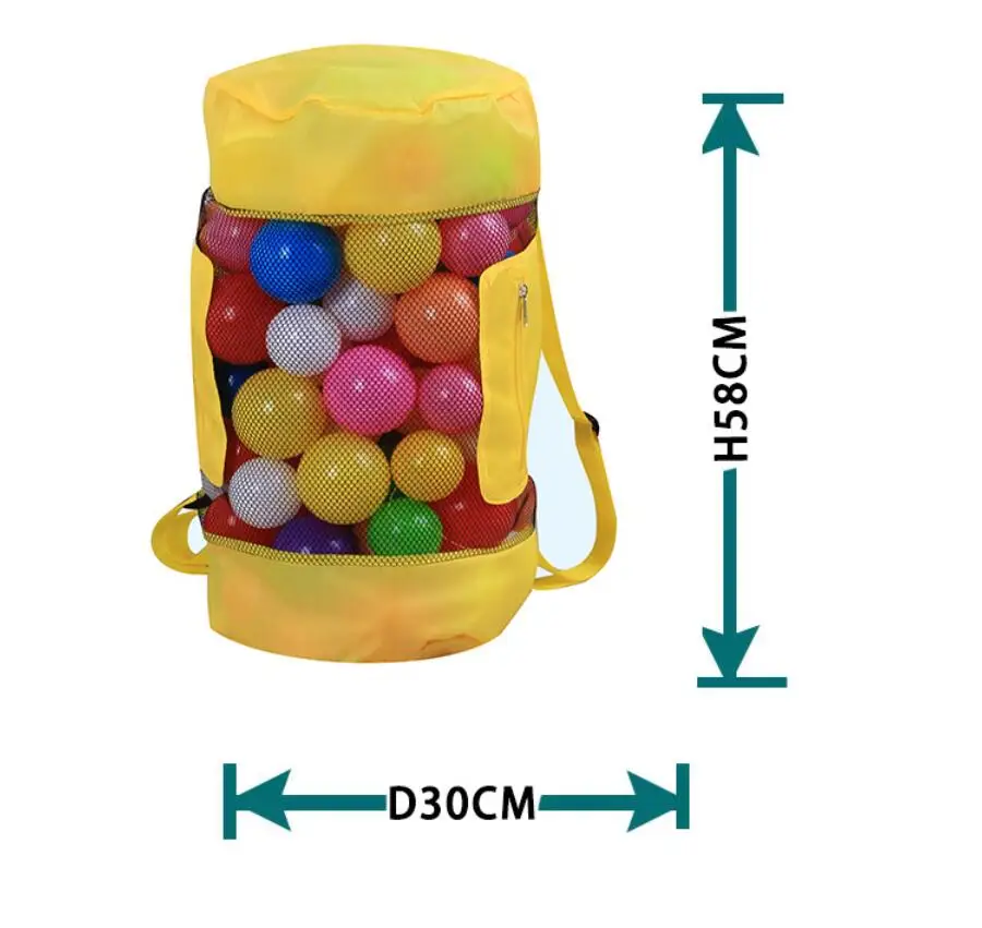 Большой Пляжный органайзер для хранения с сеткой, сумка-тоут, прочный складной рюкзак для плавания в бассейне, детские сумки для хранения игрушек