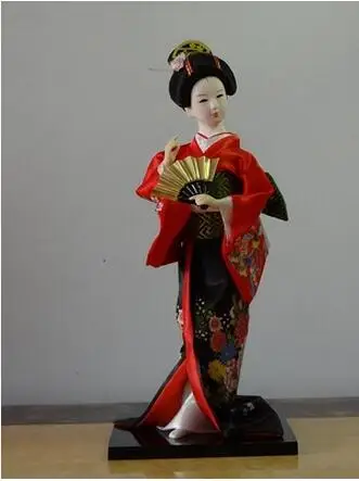 Восточно-Азиатский стиль Японский шелк мебель кимоно Кабуки кукла гейша украшения ручной работы японский гуманоид фигурки домашний декор