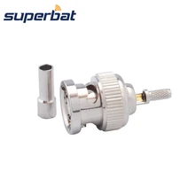 Superbat RP-BNC обжимной разъем(Гнездовой) разъем для RG316 RG179 RG178 1,13 мм 1,37 мм кабель