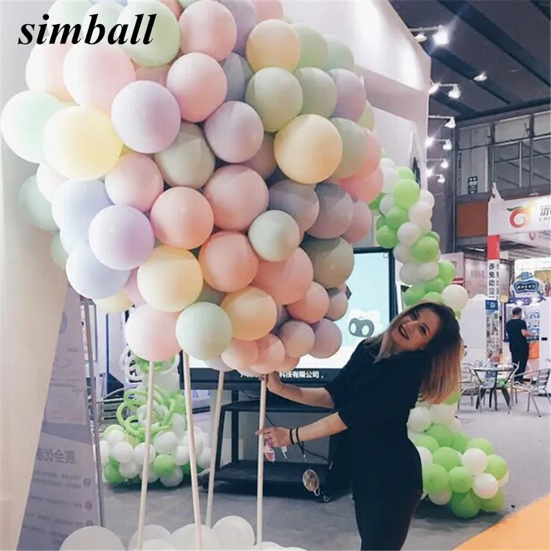 

10pcs 10inch Latex Balloon Macaron Color Wedding Party Valentine's Day Decoration Birthday Balloons Baby Shower Girl Balloon