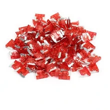 1Pcs 10A Red Mini Blade Fuses Set for Automotive Car 11*9*4mm