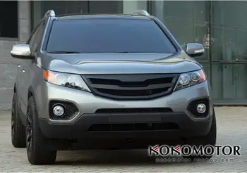

High Quality Carbon Fiber / ABS CAR FRONT BUMPER RACING GRILLS GRILLE AROUND TRIM COVER FOR KIA Sorento 2009 2010 2011 2012