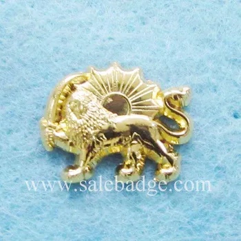 

3D Gold Mascot Enamel Pins Custom