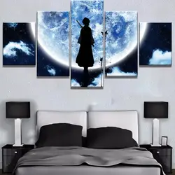5 шт. HD печати большой отбеливатель Луна плакат с героями аниме картины на холсте стены книги по искусству для предметы интерьера на стену