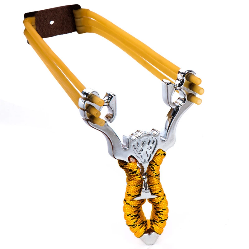 Nova e Poderosa Liga de Alumínio Caça ao ar 2019 Hot Camouflage Arco Catapulta Slingshot Sling Shot Catapult Livre Camping Viagem Kits 2 Cheap Ferram. atividade ar livre