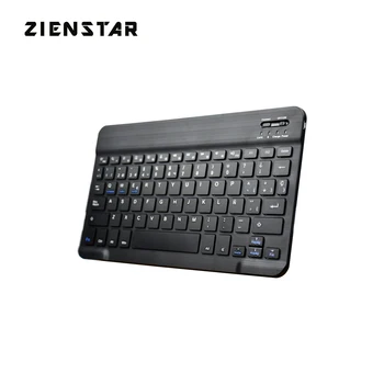 

Zienstar 10inch Spanish Letter Aluminum Wireless Teclado Bluetooth for Apple IOS Android Tablet Windows PC ,Lithium Battery