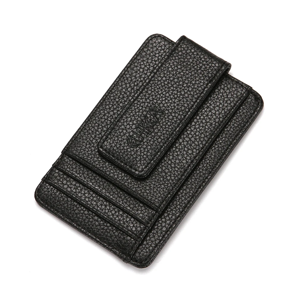 

Fashion Business Handy Card Holder Men Wallet Exquisite Magnetic Hasp Purse Billfold Attractive Card Case Male Credit Wallet