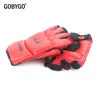 GOBYGO Half Finger Boxing Gloves PU Leather MMA Fighting Kick Boxing Gloves Karate Muay Thai Training Workout Gloves Kids Men 4
