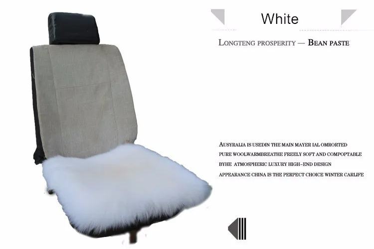 Австралийская овчина Роскошная меховая подушка/шерстяные Чехлы для автомобильного сиденья внутренняя декоративная подушка дивана