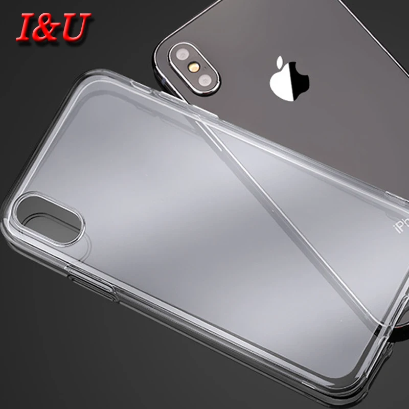 Высококачественный силиконовый чехол для iPhone 7 Plus 6 S 5 5S SE мягкий из ТПУ прозрачный