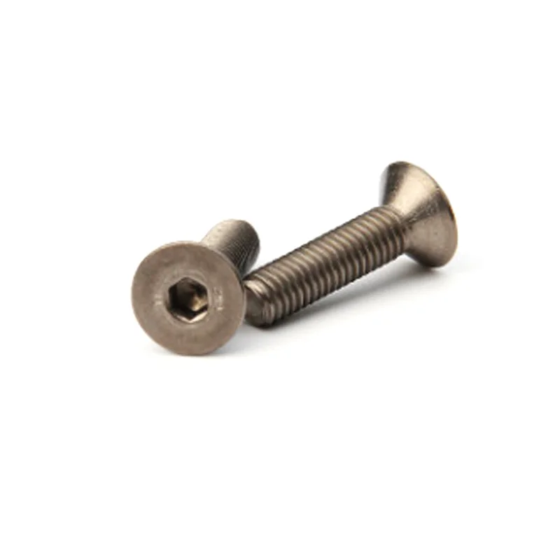 

M2 M2.5 M3 M4 pure titanium countersunk head screw hex socket screws 3mm~40mm length