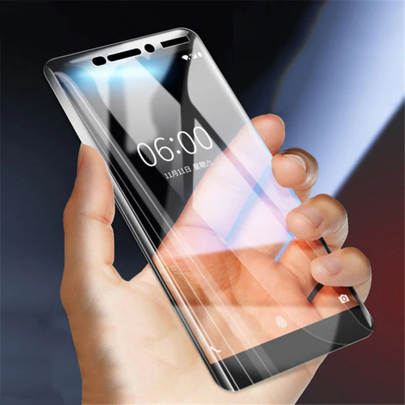 Полное покрытие закаленное стекло для Nokia 6 2018 5 1 3 2 X5 X6 plus Защитная пленка nokiaX6 nokia X
