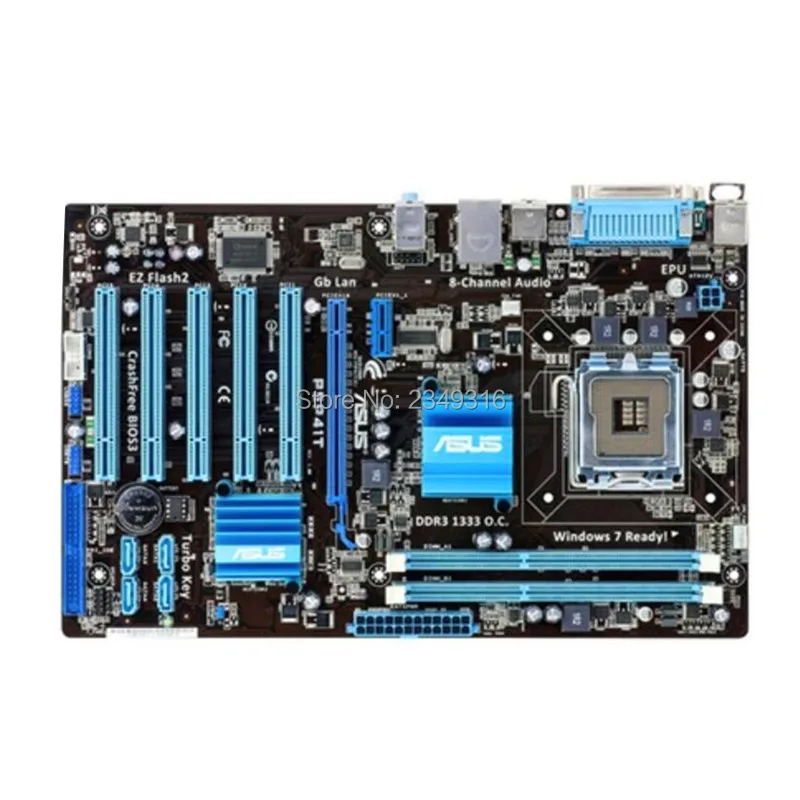 Б/у оригинальная материнская плата LGA 775 DDR3 G41 для ASUS P5P41T|Материнские платы| |