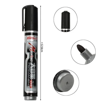 

1PC/lot Marker Pens Good Waterproof Ink Pen Markers for Stationery School Supplies 3 Color Available PM-107